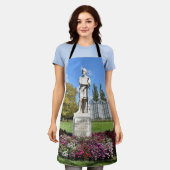 サー・ウィリアム・ウォレス像 エプロン (着用した状態)