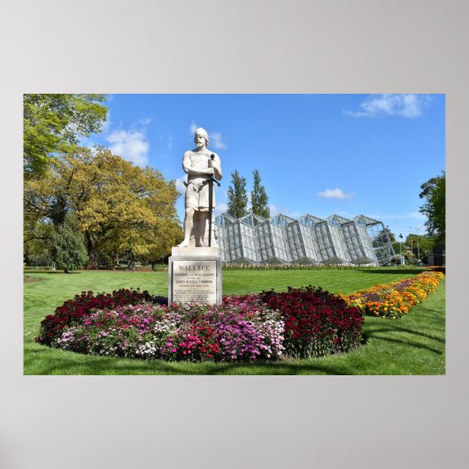 サー・ウィリアム・ウォレス像 ポスター (正面)