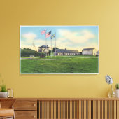 サー・ウィリアム・ジョンソン・カウンシル・チェンバーの見解 キャンバスプリント (インサイチュ (リビング))