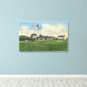 サー・ウィリアム・ジョンソン・カウンシル・チェンバーの見解 キャンバスプリント (インサイチュ (ウッドフロア))