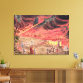 サー・ウィリアム・ハミルトン噴火の研究 キャンバスプリント (インサイチュ (リビング))