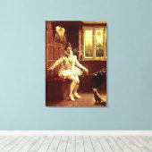 サー・ウォルター・ローリーの最初の煙 キャンバスプリント (インサイチュ (ウッドフロア))