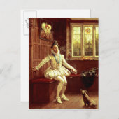 サー・ウォルター・ローリーの最初の煙 ポストカード (正面/裏面)