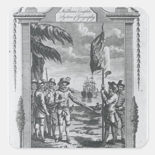 サー・ウォルター・ローリー スクエアシール (正面)