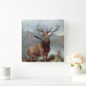 サー・エドウィン・ランドセル |グレン(昆虫)オオカバマダラ、モナーク, 1851 スクエア壁時計 (ホーム)