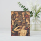 サー・エドワード・コーリー・バーン・ジョーンズの『ビーナスの風呂』 ポストカード (スタンド正面)