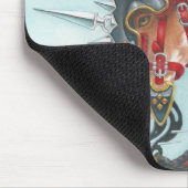 サー・ガワインの戦争馬グリゴレット マウスパッド (コーナー)