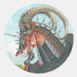 サー・ガワインの戦争馬グリゴレット ラウンドシール
