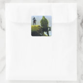 サー・ガーウィンとグリーンの騎士 スクエアシール (バッグ)