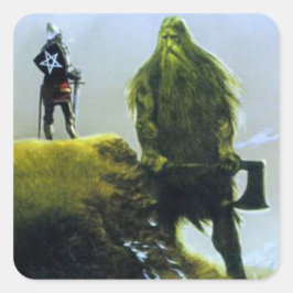 サー・ガーウィンとグリーンの騎士 スクエアシール