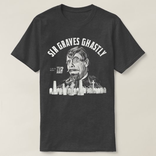 サー・グレーブズは恐ろしい Tシャツ (デザイン正面)