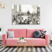 サー・サミュエル・ベイカー キャンバスプリント (インサイチュ (リビング))