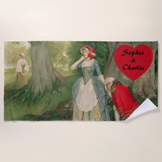 サー・ジェームズ・ドロムゴレ・リントンの提案 ビーチタオル (正面)