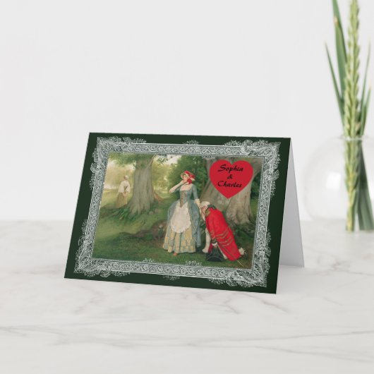 サー・ジェームズ・ドロムゴレ・リントンの提案 招待状 (正面)