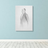 サー・ジェームズ・R・G・グラハムポートレート キャンバスプリント (インサイチュ (ウッドフロア))