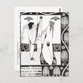 サー・トリストラムがラブドリンクのバーズレイを飲んだ ポストカード (正面/裏面)