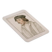 サー・トーマス・エリオット(c.1490-1546)はフランシスによって刻まれた マグネット (右側)