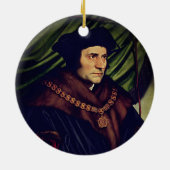 サー・トーマス・モア – 若きハンス・ホルベイン著 セラミックオーナメント (裏面)