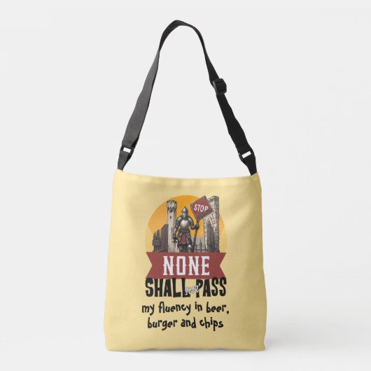 サー・ノーア・ロットの手つかずの食料品の探求 クロスボディバッグ (裏面)