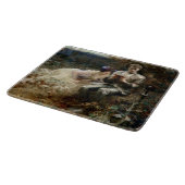 サー・パーシバルの誘惑（中世の騎士） カッティングボード (角)