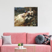 サー・パーシバルの誘惑（中世の騎士） キャンバスプリント (インサイチュ (リビング))