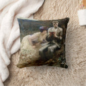 サー・パーシバルの誘惑（中世の騎士） クッション (ブランケット)