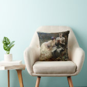 サー・パーシバルの誘惑（中世の騎士） クッション (椅子)