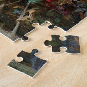 サー・パーシバルの誘惑（中世の騎士） ジグソーパズル (側面)