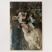 サー・パーシバルの誘惑（中世の騎士） ジグソーパズル (縦)