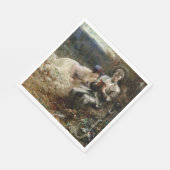 サー・パーシバルの誘惑（中世の騎士） スタンダードランチョンナプキン (角)