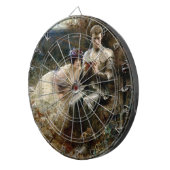 サー・パーシバルの誘惑（中世の騎士） ダーツボード (正面右)