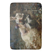 サー・パーシバルの誘惑（中世の騎士） バスマット (正面縦)