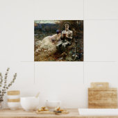 サー・パーシバルの誘惑（中世の騎士） ポスター (キッチン)