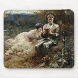 サー・パーシバルの誘惑（中世の騎士） マウスパッド