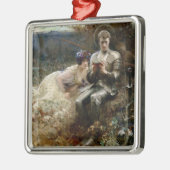 サー・パーシバルの誘惑(中世の騎士) メタルオーナメント (左)