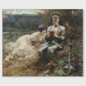 サー・パーシバルの誘惑（中世の騎士） ラッピングペーパー (フラット)