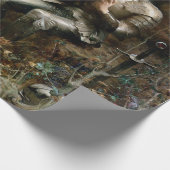 サー・パーシバルの誘惑（中世の騎士） ラッピングペーパー (角)