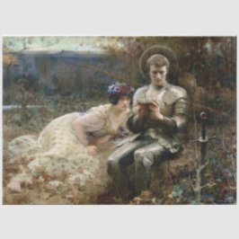 サー・パーシバルの誘惑（中世の騎士） 薄葉紙