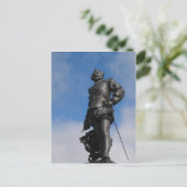 サー・フランシス・ドレイク像プリマス葉書 ポストカード (スタンド正面)