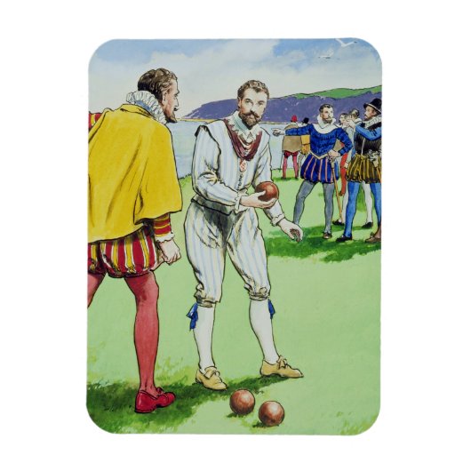 サー・フランシス・ドレイク(1540/3-96遊)の茶碗 マグネット (縦)