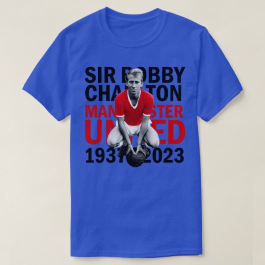 サー・ボビー・チャールトン統一された Tシャツ (デザイン正面)