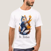 サー・リチャードクール・キャット・ナイト Tシャツ (正面)