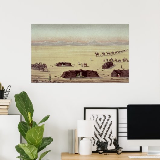 サー・リチャード・バートンの砂漠のキャンプ ポスター (ホームオフィス)