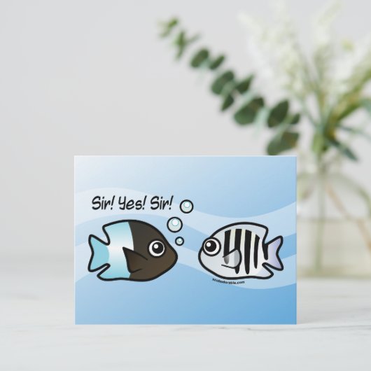 サー！Yes!サー！ ポストカード (スタンド正面)