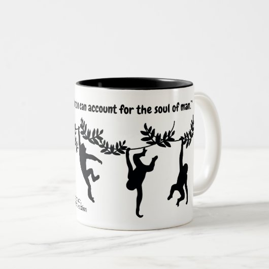 サ素晴らしルとの科学者引用 ツートーンマグカップ (正面右)