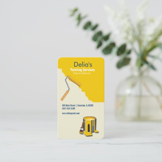 サ絵画ービス名刺 名刺 (スタンド正面)