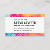 サ絵画ービス/ジョブ名刺 名刺 (裏面)