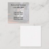 サ車のービユニークス名刺 スクエア名刺 (正面/裏面)