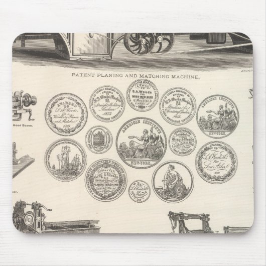 サ·ウッズ·マシン·カンパニー マウスパッド (正面)