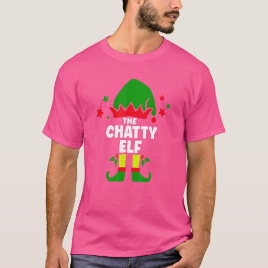 ザおしゃべり小妖精や小人クリスマスマッチデコレーションファム Tシャツ (正面)